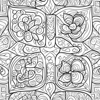 Tessellation Patterns Coloring Page 73815-60915