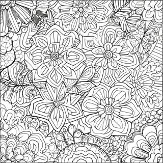 Intricate Tessellation Design Coloring Page 73816-60918