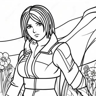 Mikasa Coloring Pages