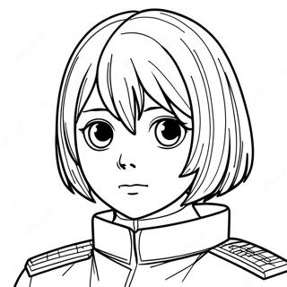 Mikasa Coloring Page 73845-60936