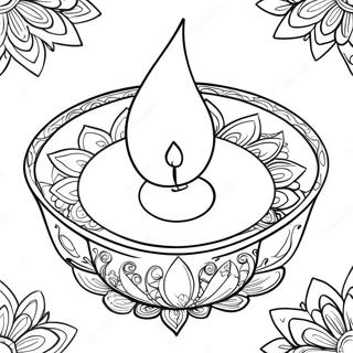 Diya Coloring Page 73855-60938