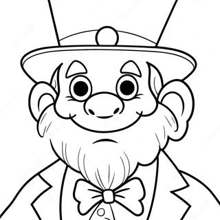 Scary Leprechaun Coloring Page 73875-60958