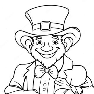 Mischievous Leprechaun With Gold Coloring Page 73876-60965