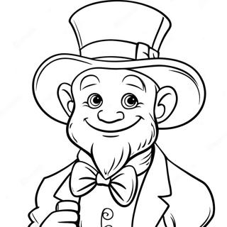 Mischievous Leprechaun With Gold Coloring Page 73876-60968