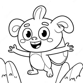 Pinky Malinky Coloring Pages