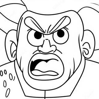 Angry Face I Hate You Coloring Page 73906-60990