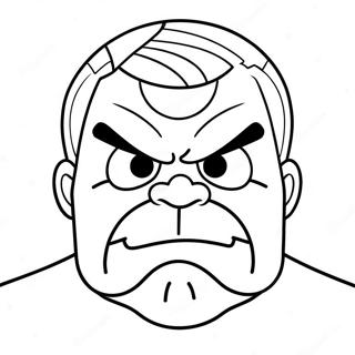 Angry Face I Hate You Coloring Page 73906-60991