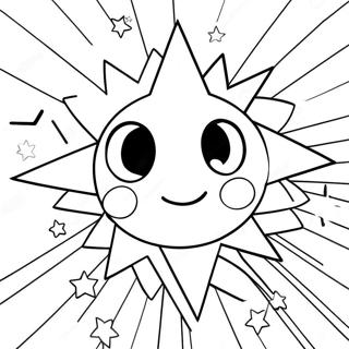 Sparkling Starbeam Coloring Page 73936-61016