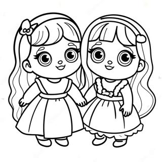 Na Na Na Surprise Dolls Coloring Page 73966-61039