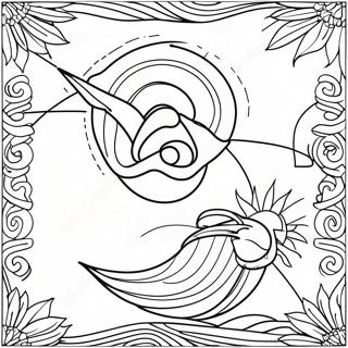 Japan Flag Coloring Page 73975-61043