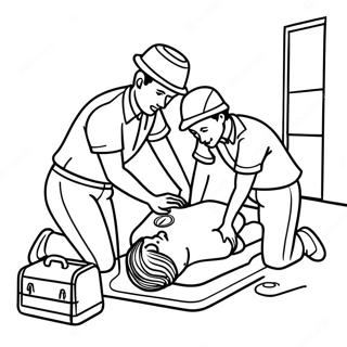 Cpr Training Session Coloring Page 73995-61059