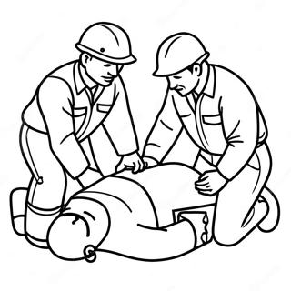 Cpr Rescue Scenario Coloring Page 73996-61062