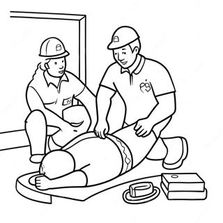 Cpr Rescue Scenario Coloring Page 73996-61063