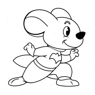 Mighty Mouse Coloring Page 74005-61067