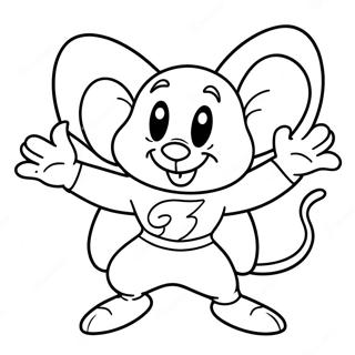 Mighty Mouse Coloring Page 74005-61068