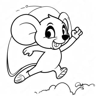 Mighty Mouse Flying Adventure Coloring Page 74006-61070