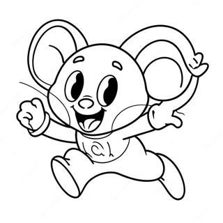 Mighty Mouse Flying Adventure Coloring Page 74006-61072