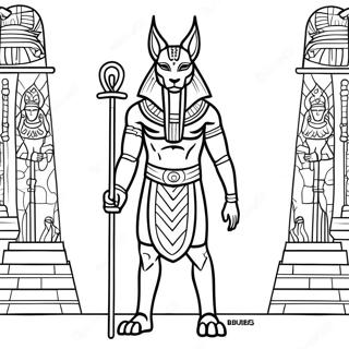 Anubis Coloring Page 74015-61076