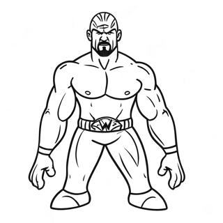 Wwe Coloring Page 74025-61078