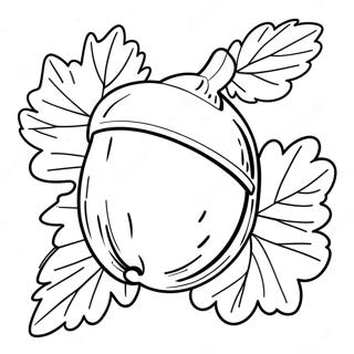 Acorn Coloring Page 7404-6019