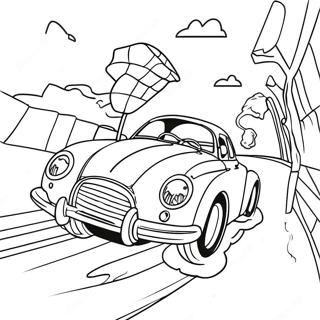 Speedy Rush Adventure Coloring Page 74056-61102