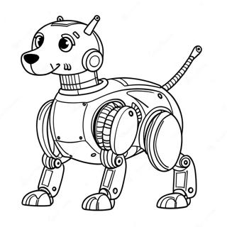 Robot Dog Coloring Pages