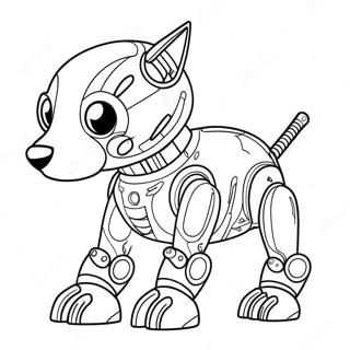 Robot Dog Coloring Page 74075-61118