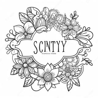 Scentsy Logo Coloring Page 74085-61143