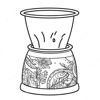 Colorful Scentsy Warmer Coloring Page 74086-61132