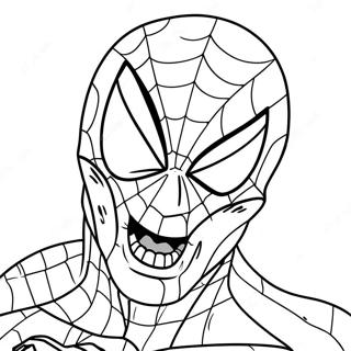 Zombie Spiderman Coloring Pages