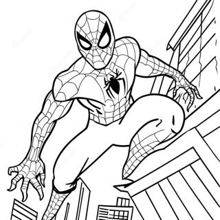 Zombie Spiderman Coloring Page 74095-61140