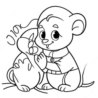 The Rescuers Coloring Page 74105-61148