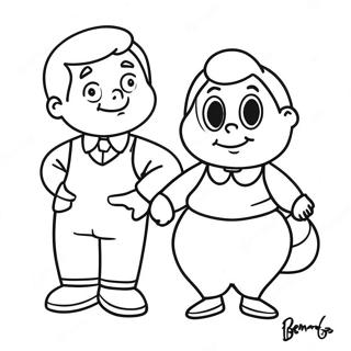 Bernard And Bianca In Action Coloring Page 74106-61154