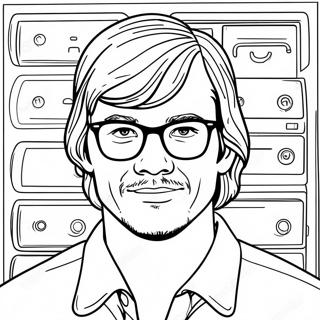 Jeffrey Dahmer Coloring Page 74115-61151