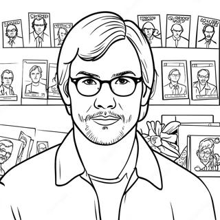 Jeffrey Dahmer Coloring Page 74115-61152