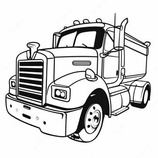 Colorful Mack Truck Coloring Page 74146-61178