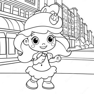 Strawberry Shortcake Berry In The Big City Coloring Page 74165-61206