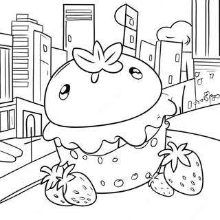 Strawberry Shortcake Berry In The Big City Coloring Page 74165-61207