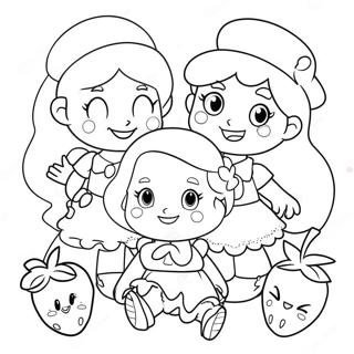 Strawberry Shortcake Berry In The Big City Coloring Pages