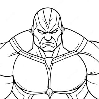 Menacing Darkseid Coloring Page 74176-61202