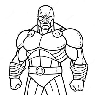 Menacing Darkseid Coloring Page 74176-61204