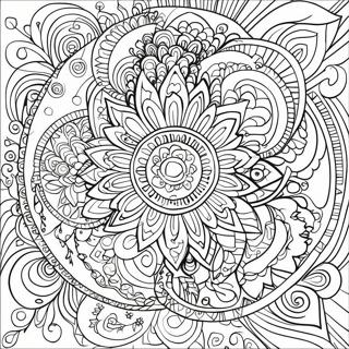 Stoner Trippy For Adults Coloring Pages