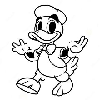 Donald Duck In Colorful Fiesta Coloring Page 74196-61220