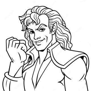 Dio With Colorful Background Coloring Page 74206-61236