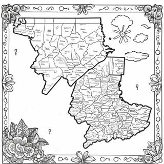 Massachusetts State Outline Coloring Page 74225-61243