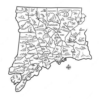 Massachusetts State Outline Coloring Page 74225-61244