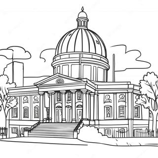 Historic Boston Landmarks Coloring Page 74226-61257