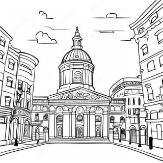 Historic Boston Landmarks Coloring Page 74226-61258