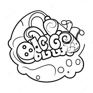 Candy Crush Logo Coloring Page 74235-61248