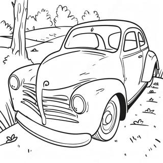 Retro Coloring Page 74245-61254